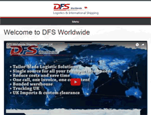Tablet Screenshot of dfsworldwide.com